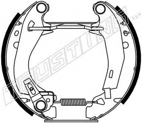 Комплект тормозных колодок 6013 TRUSTING