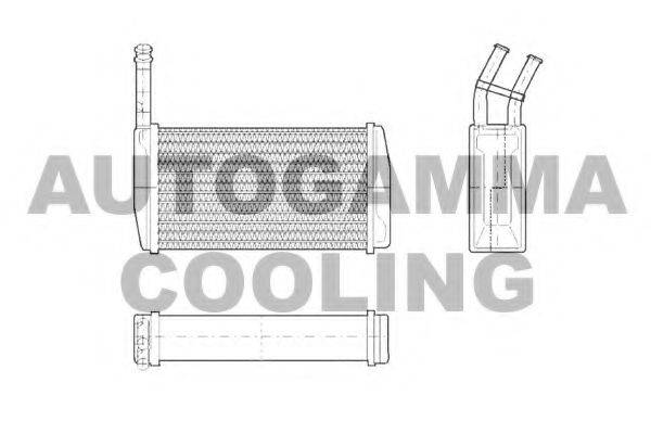 Теплообменник, отопление салона 103149 AUTOGAMMA