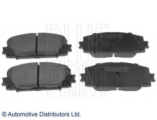 Комплект тормозных колодок, дисковый тормоз ADT342181 BLUE PRINT