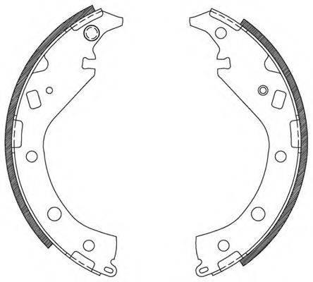 Комплект тормозных колодок BSA2116.00 OPEN PARTS