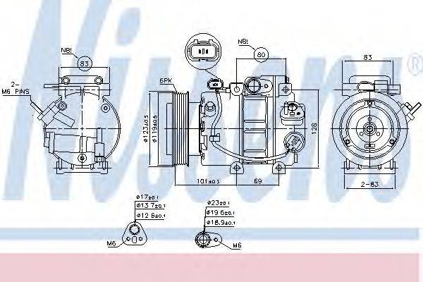 Компрессор 890150 NISSENS