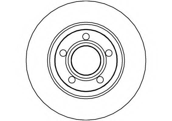 Тормозной диск NBD708 NATIONAL