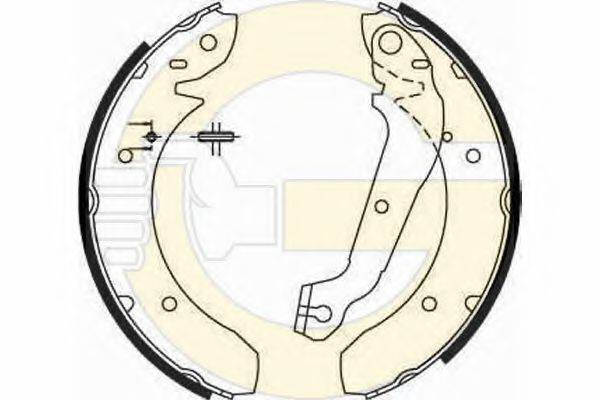 Комплект тормозных колодок 5161661 GIRLING