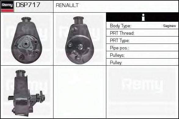 DSP717 REMY Гидравлический насос, рулевое управление DSP717 REMY