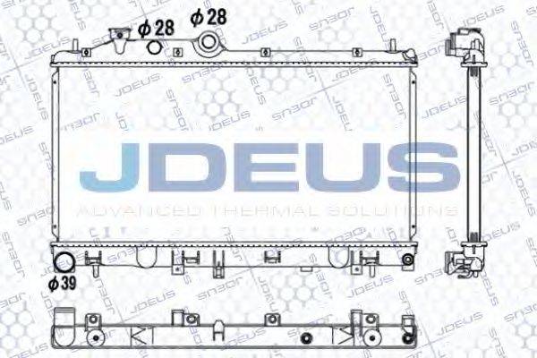 Радиатор, охлаждение двигателя 026M06 JDEUS