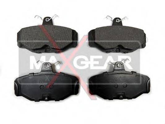 Комплект тормозных колодок, дисковый тормоз 19-0436 MAXGEAR