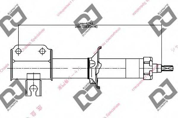 Амортизатор DS1186GS DJ PARTS