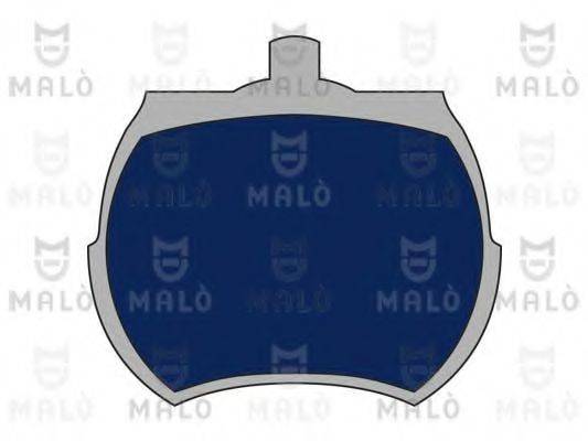 Комплект тормозных колодок, дисковый тормоз 1050837 MALO