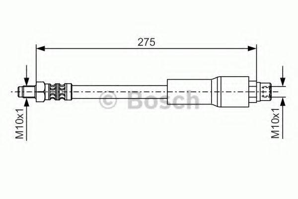 Тормозной шланг 1 987 476 649 BOSCH