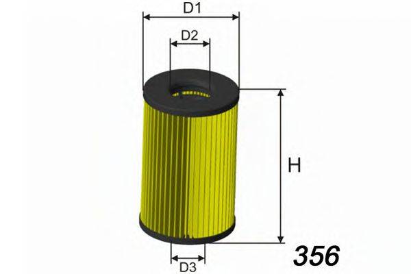 Фильтр масляный L120 MISFAT