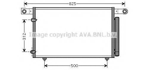 Конденсатор, кондиционер MZ5196D AVA QUALITY COOLING