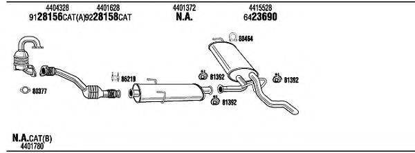 Система выпуска ОГ OPH10109A WALKER