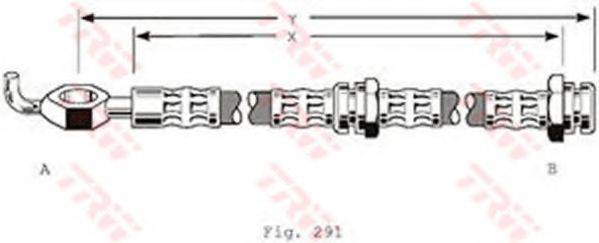 Тормозной шланг PHD220 TRW