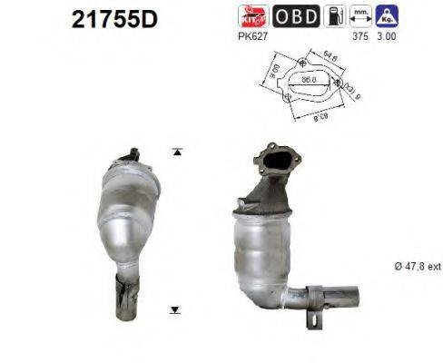 65817D MAGNAFLOW Катализатор 65817D MAGNAFLOW
