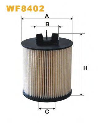 Фильтр топливный WF8402 WIX FILTERS