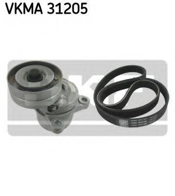 Поликлиновой ременный комплект VKMA 31205 SKF
