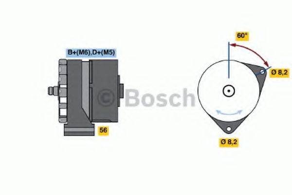 Генератор 0 986 030 140 BOSCH