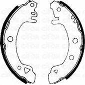 Комплект тормозных колодок 153-107 CIFAM