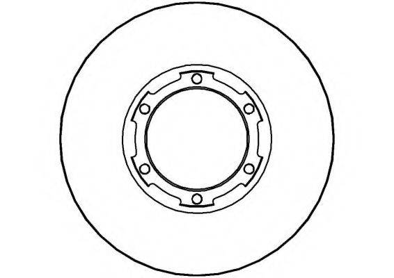 Тормозной диск NBD124 NATIONAL
