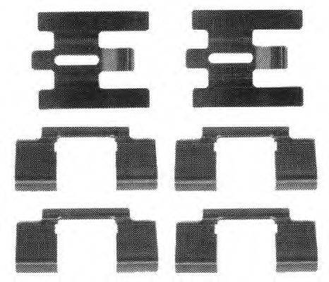 Комплектующие, колодки дискового тормоза FBA527 FERODO