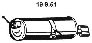 Глушитель выхлопных газов конечный 19.9.51 EBERSPACHER