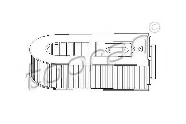 Фильтр воздушный 407 732 TOPRAN