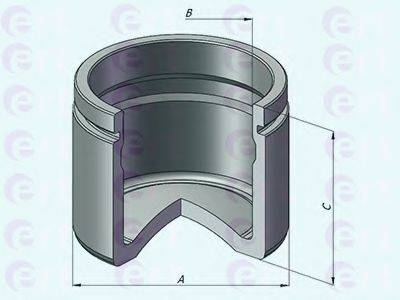 Поршень, корпус скобы тормоза 151199-C ERT