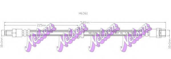 Тормозной шланг H6361 BROVEX-NELSON