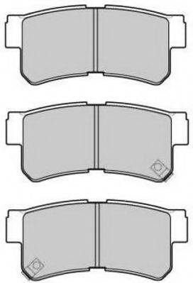 Комплект тормозных колодок, дисковый тормоз FBP-1741 FREMAX