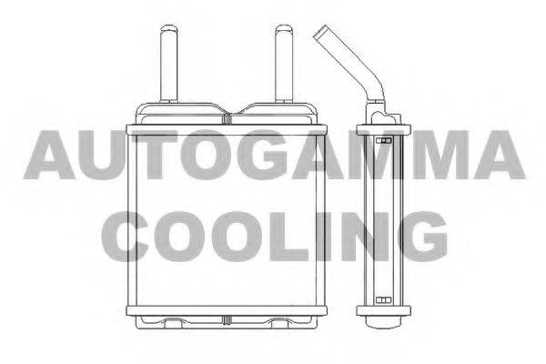 Теплообменник, отопление салона 103689 AUTOGAMMA