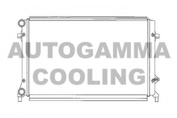Радиатор, охлаждение двигателя 103612 AUTOGAMMA