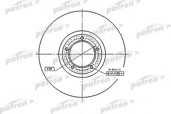 Тормозной диск PBD2785 PATRON