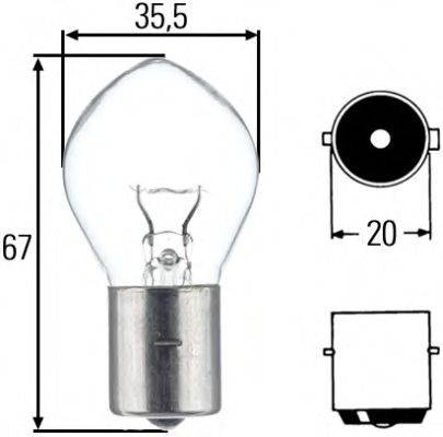 Лампа накаливания 8GA 002 083-251 HELLA