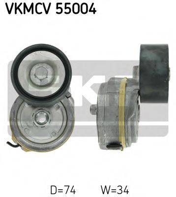 Натяжной ролик, поликлиновой  ремень VKMCV 55004 SKF