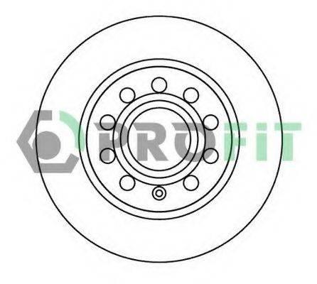 Тормозной диск 5010-1224 PROFIT