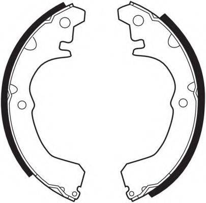 Комплект тормозных колодок FSB155 FERODO