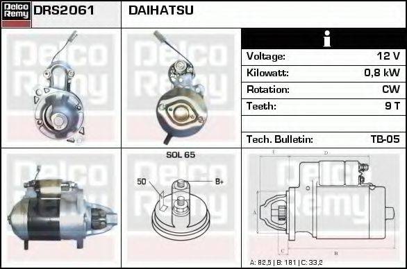 Стартер DRS2061 REMY