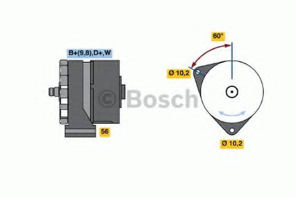 Генератор 0 120 489 469 BOSCH