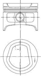 Поршень 94553600 KOLBENSCHMIDT