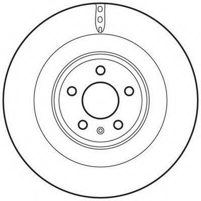 Тормозной диск 562767JC JURID