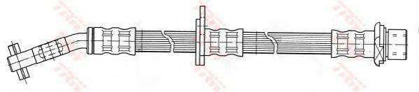 Тормозной шланг PHD407 TRW