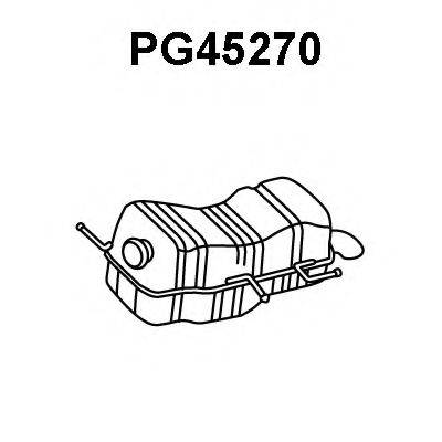 Глушитель выхлопных газов конечный PG45270 VENEPORTE