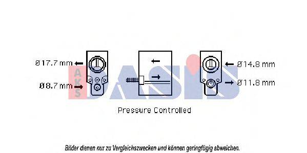 Расширительный клапан, кондиционер 840150N AKS DASIS