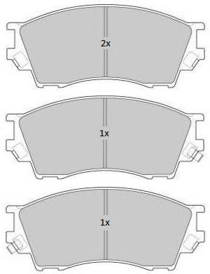 Комплект тормозных колодок