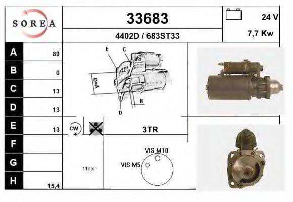 Стартер 33683 EAI