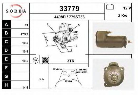 Стартер 33779 EAI