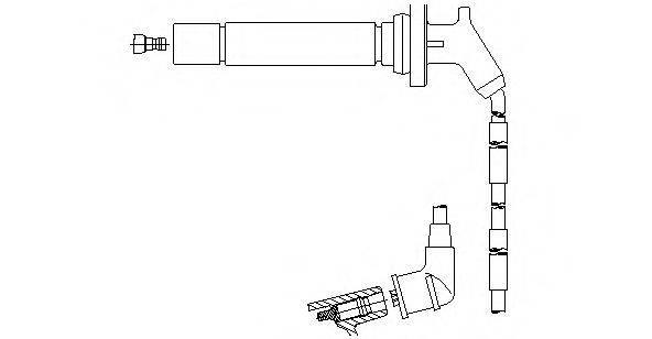 Провод зажигания 776F87 BREMI