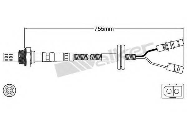 Лямбда-зонд 250-23073 WALKER PRODUCTS