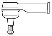 Наконечник поперечной рулевой тяги 1637 FRAP