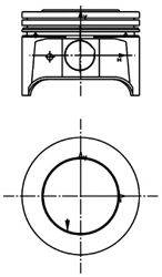 Поршень 40032610 KOLBENSCHMIDT